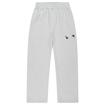 Open Leg - Grey Jogger